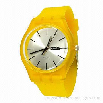 Plastic Wristwatch, Eco-friendly Material, with Japan Quartz Movement